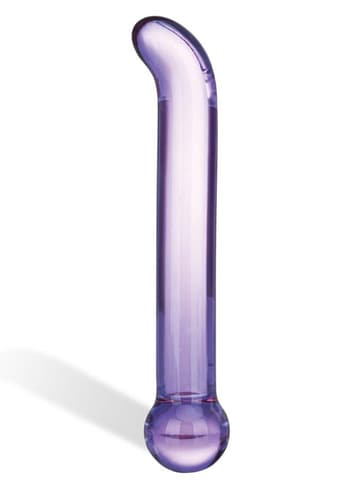 Dildo - Dildo g-punkt glass lilla - bilde 1
