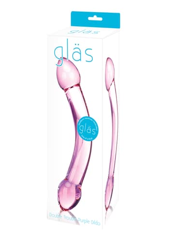 Dildo - Dildo Double Trouble glass - bilde 2