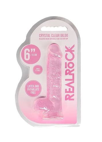 Dildo - Dildo med baller rosa 15 cm - bilde 7