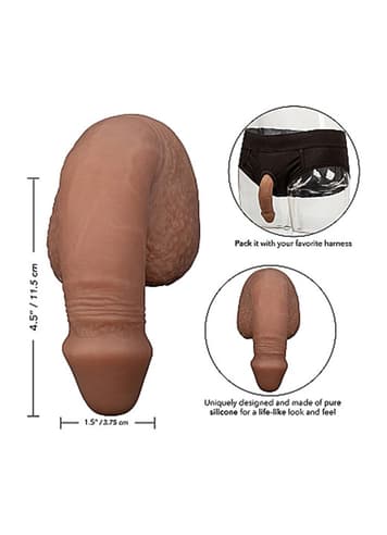 Frekke sexleketøy - Packer Gear penis mørk - bilde 5