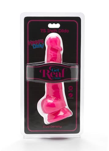 Dildo - Dildo med baller 19 cm rosa - bilde 2