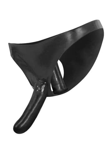 Frekke sexleketøy - Latekstruse med dobbel dildo S - bilde 2