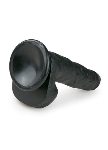 Dildo - EasyToys realistisk dildo 22,5 cm sort - bilde 4