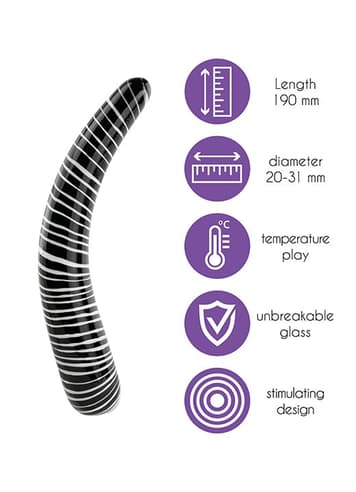 Dildo - Glassdildo Dark Desire FeelzToys - bilde 3