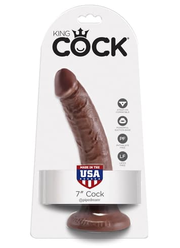 Dildo - King Cock dildo brun - bilde 1