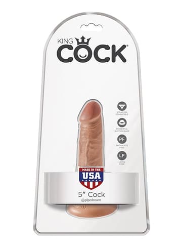 Dildo - Dildo King Cock Summertan 12,7 cm - bilde 5