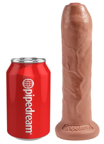 dildoer - Dildo med forhud King Cock Tan - bilde 3