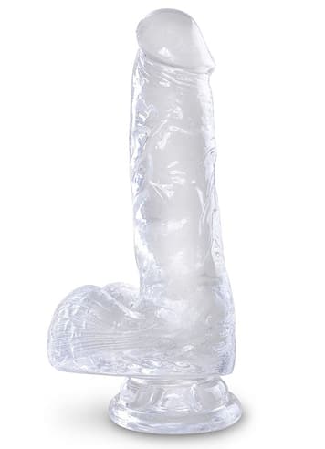 Dildo - Dildo Clear King Cock 15 cm - bilde 1