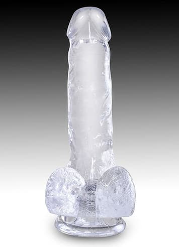 Dildo - Dildo Clear King Cock 15 cm - bilde 5