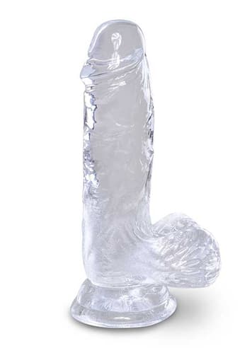 Dildo - Dildo Clear King Cock 15,2 cm - bilde 1