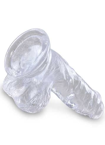 Dildo - Dildo Clear King Cock 15,2 cm - bilde 5