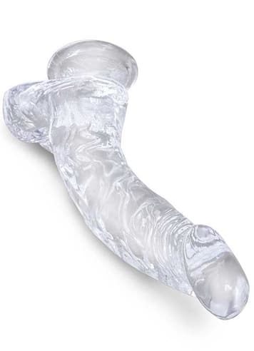 Dildo - Dildo Clear King Cock 19 cm - bilde 4