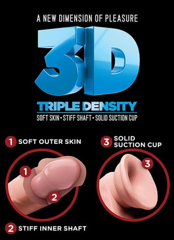 Dildo - Dildo King Cock Plus 20 cm - bilde 8