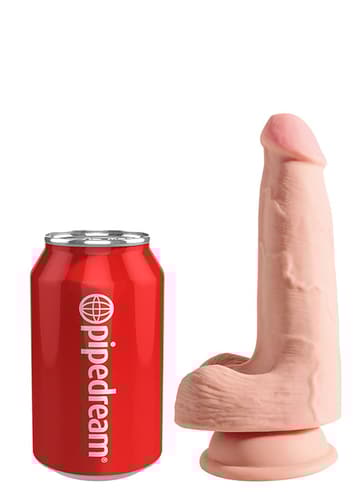 Dildo - Dildo med baller King Cock Plus 18,7 cm - bilde 5