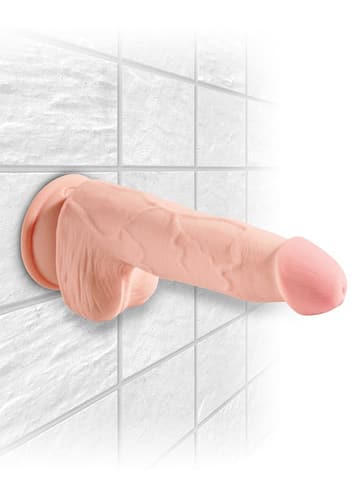 Dildo - Dildo med baller King Cock Plus 18,7 cm - bilde 4