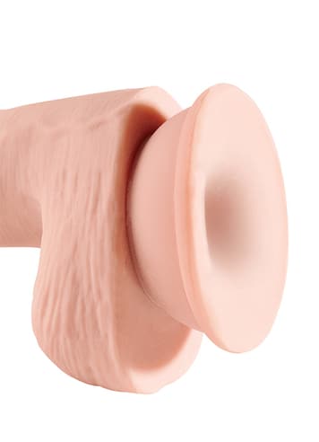 Dildo - Dildo med baller King Cock Plus 18,7 cm - bilde 3