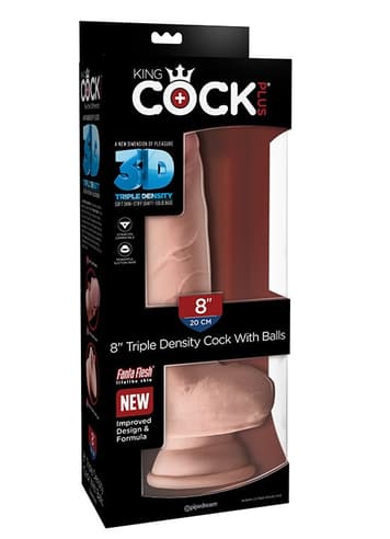 Dildo - Dildo med baller King Cock Plus 24,6 cm - bilde 7