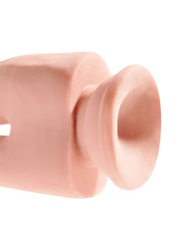 dildoer - Dildo 2-i-1 King Cock Plus 23,5 cm - bilde 3