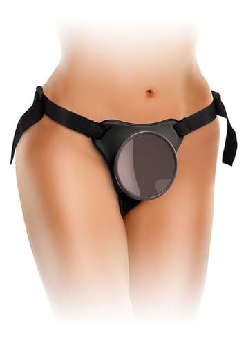 Frekke sexleketøy - King Cock Elite dock strap-on belte - bilde 1