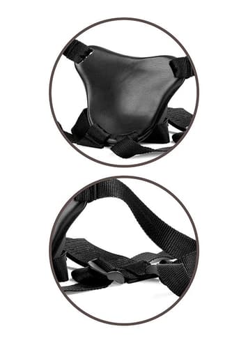Frekke sexleketøy - King Cock Elite dock strap-on belte - bilde 5