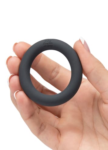 Sexleketøy for menn - Fifty Shades Perfect O ereksjonsring - bilde 2