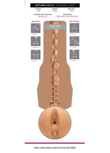 Sexleketøy for menn - Fleshlight Signature Autumn Falls anal - bilde 7