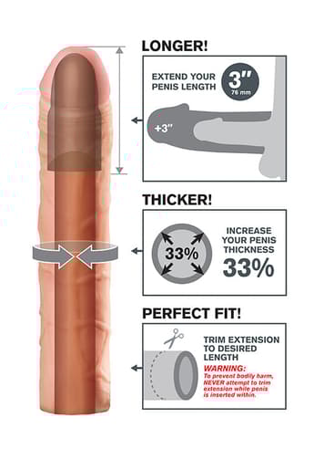 Sexleketøy for menn - Penisforlenger X-tension 3  Inch - bilde 2