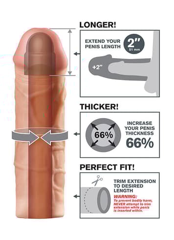 Sexleketøy for menn - Penisforlenger Mega X-tension 2 Inch - bilde 2