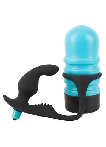 Analsex - Prostatavibrator med onanihylse Rebel - bilde 1