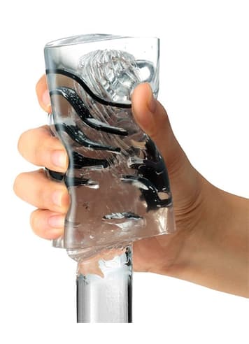 Sexleketøy for menn - Tenga onanihylse Crysta Block - bilde 2