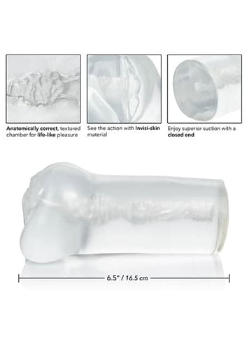 Sexleketøy for menn - Vagina Stroke It transparent - bilde 3