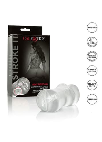 Sexleketøy for menn - Vagina og anus Stroke It transparent - bilde 4