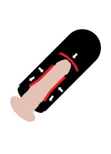 Sexleketøy for menn - Vagina vibrerende Mega Milker PDX Elite - bilde 4