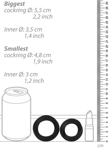Sexleketøy for menn - Sono No. 86 penisringsett - bilde 9