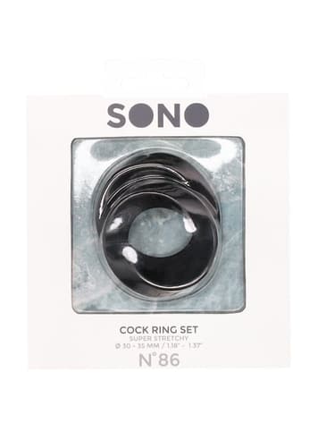 Sexleketøy for menn - Sono No. 86 penisringsett - bilde 7