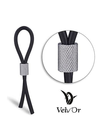 Sexleketøy for menn - Ereksjonsring lasso med metallås - bilde 2