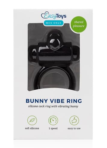 Sexleketøy for menn - EasyToys vibrerende penisring Bunny Vibe - bilde 10