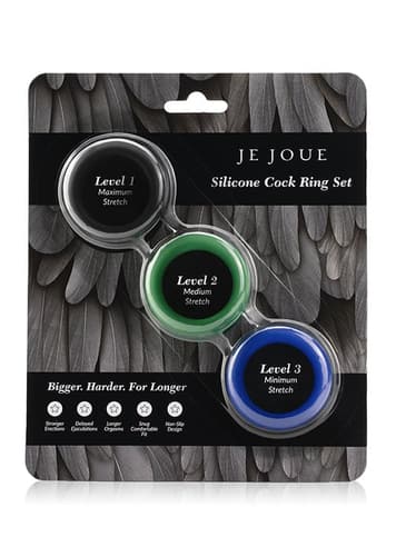 Sexleketøy for menn - Ereksjonsring sett stretch 3 pk - bilde 6