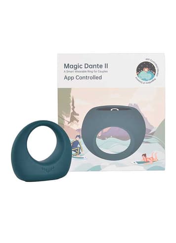 Sexleketøy for menn - Penisring Magic Motion Dante 2 blå - bilde 3