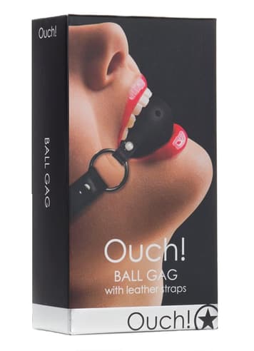 Frekke sexleketøy - Gag Ball sort - bilde 4