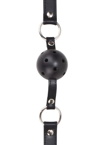 Frekke sexleketøy - Gag Ball sort - bilde 3