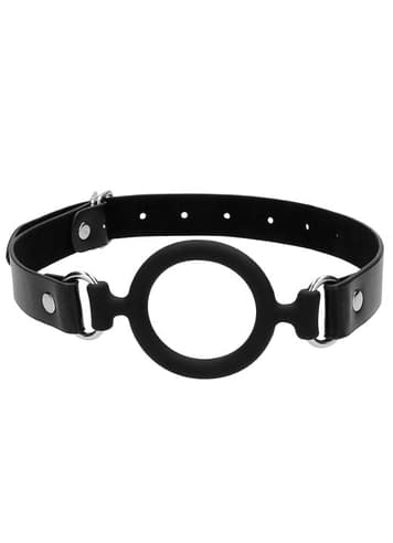 Frekke sexleketøy - Ball gag silikonring Ouch - bilde 1