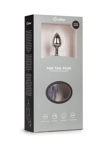 Analsex - EasyToys Fox Tail buttplug No. 5 sølv - bilde 4