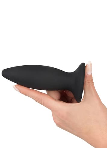 Analsex - Vibrerende analplugg velvet M - bilde 2