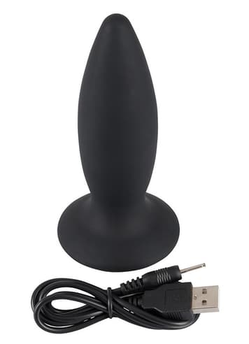 Analsex - Vibrerende analplugg velvet M - bilde 5