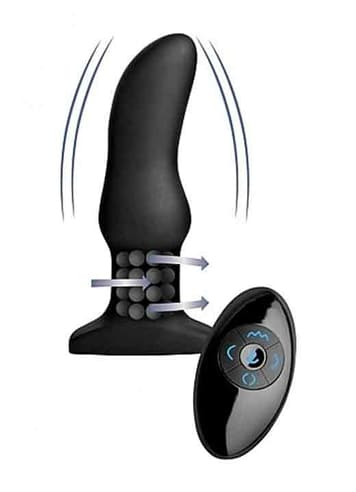 Analsex - Rimmevibrator med fjernkontroll medium - bilde 1