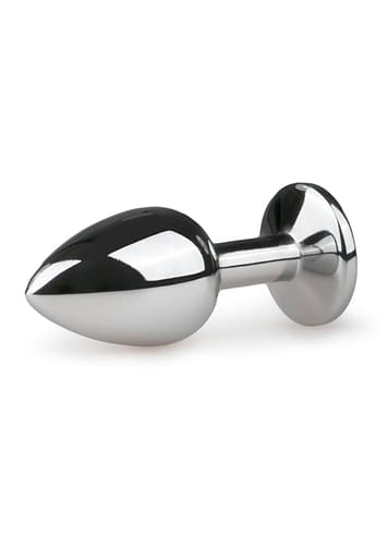 Analsex - EasyToys buttplug med diamant No. 1 sølv - bilde 2