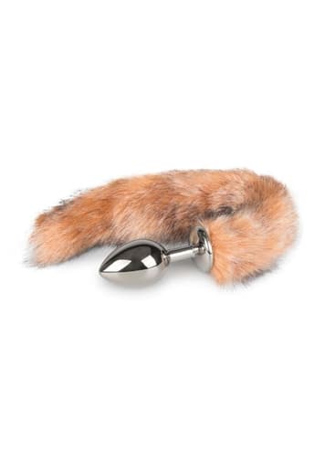 Analsex - EasyToys Fox Tail buttplug No. 3 sølv - bilde 1