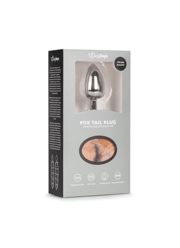 Analsex - EasyToys Fox Tail buttplug No. 3 sølv - bilde 5