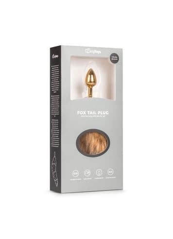 Analsex - EasyToys Fox Tail buttplug No. 1 gull - bilde 5